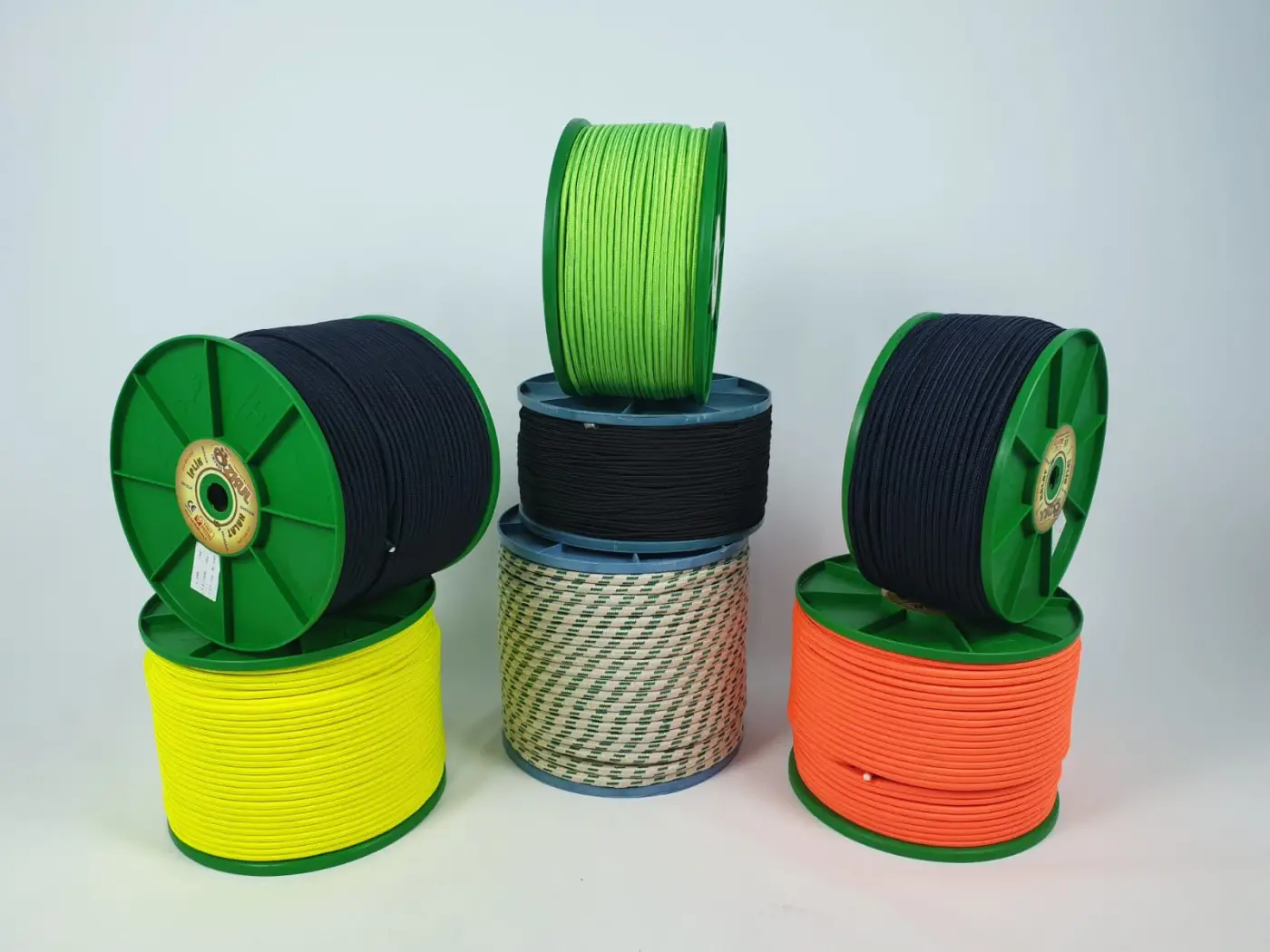 Polyester Renkli Örgü Halatlar